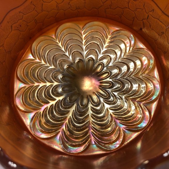 Vintage Carnival Glass Candy Dish - Picture 5 of 5